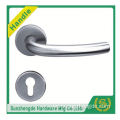 SZD STH-103 Satin Stainless Steel Door Handles Lever On Round Square Rose - Hollow